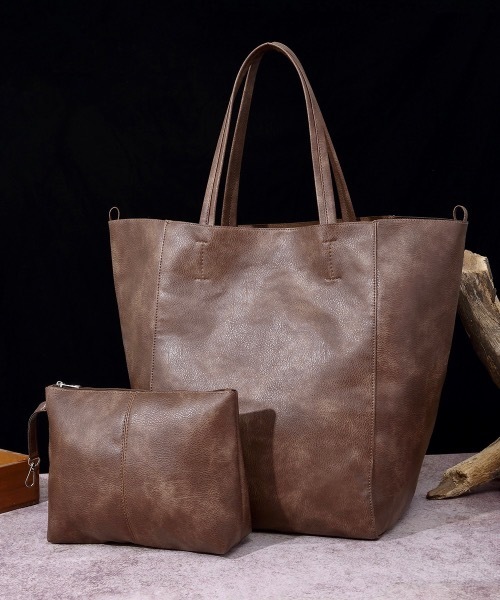 Burner(バーナー)の「【OKUOKU 0909】大容量ソフトレザー 2WAY トートバッグ oku-bag-38-50【GBT】(トートバッグ・レディース・ダークブラウン/ブラウン/ブラック/イエロー/グレー/グリーン・FREE)」の15枚目の写真