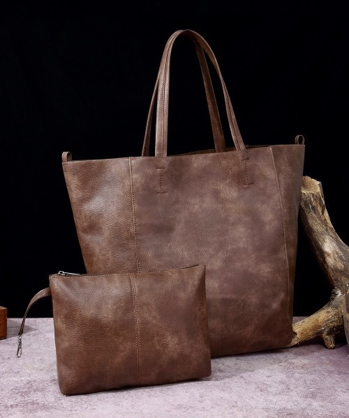 Burner(バーナー)の「【OKUOKU 0909】大容量ソフトレザー 2WAY トートバッグ oku-bag-38-50【GBT】(トートバッグ・レディース・ダークブラウン/ブラウン/ブラック/イエロー/グレー/グリーン・FREE)」の16枚目の写真