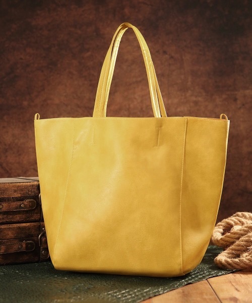 Burner(バーナー)の「【OKUOKU 0909】大容量ソフトレザー 2WAY トートバッグ oku-bag-38-50【GBT】(トートバッグ・レディース・ダークブラウン/ブラウン/ブラック/イエロー/グレー/グリーン・FREE)」の20枚目の写真