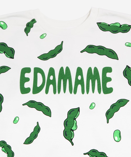 PUNYUS（プニュズ）の「【新サイズ】フード総柄スウェット（LEMON・NINJIN・EDAMAME）（スウェット・レディース・イエロー/オレンジ/グリーン・1/2/3/4/5）」の20枚目の写真