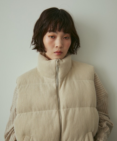 rib pudding best / リブパディングベスト（ダウンベスト）｜full/fill