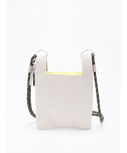 cheek(BAG)(チーク)の「【cheek】code 2way shoulder(ショルダーバッグ・レディース・アイボリー/ブラック/ブルー/グリーン・FREE)」の1枚目の写真