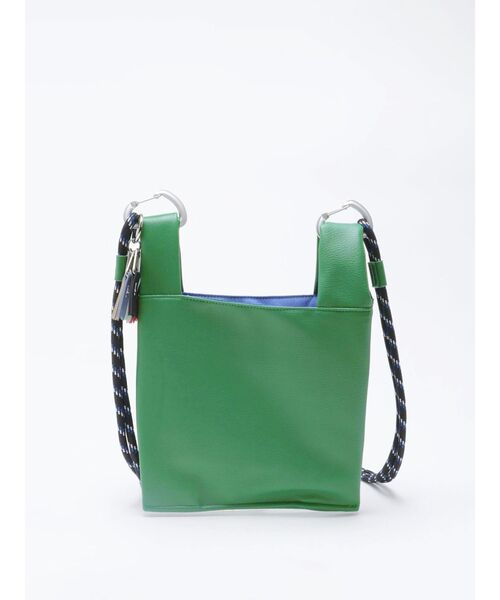 cheek(BAG)(チーク)の「【cheek】code 2way shoulder(ショルダーバッグ・レディース・アイボリー/ブラック/ブルー/グリーン・FREE)」の13枚目の写真