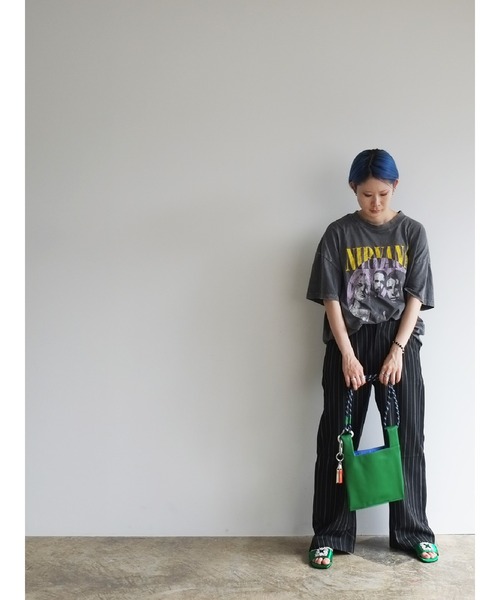 cheek(BAG)(チーク)の「【cheek】code 2way shoulder(ショルダーバッグ・レディース・アイボリー/ブラック/ブルー/グリーン・FREE)」の18枚目の写真