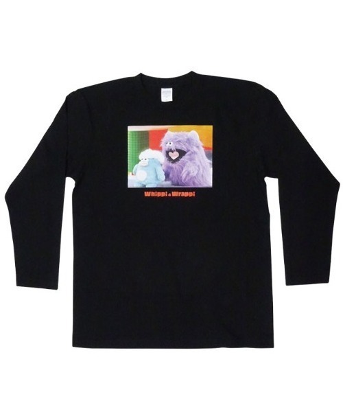 Paradise Picnic（パラダイスピクニック）の「【ホイッピ＆ラッピ】ロングスリーブTシャツ（Tシャツ/カットソー・レディース・ホワイト系その他/ホワイト/ブラック系その他/ブラック・FREE）」の3枚目の写真