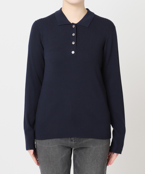 ジャーナルスタンダード レリューム（JOURNAL STANDARD relume）/リブニットポロシャツ セール】リブニットポロシャツ（ニット/セーター）｜JOURNAL STANDARD