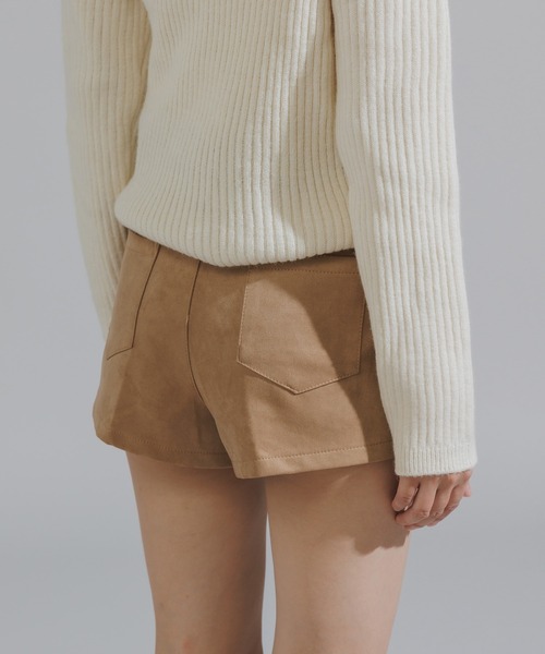Chick（チック）の「Wood Bead Cord with Bandana Faux Suede Shorts / バンダナ付きウッドビーズコード フェイクスウェードショートパンツ（その他パンツ・レディース・ブラック/ブラウン/カーキ・FREE）」の22枚目の写真