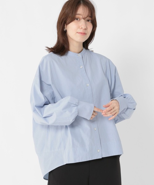 YONFA ヨンファ　コクーンシャツ　スタンドカラー YONFA ヨンファ コクーンシャツ スタンドカラー