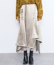 Muel Chic（ミュエルシック）の「Suwanne satin skirt スワニーサテンスカート（スカート）」