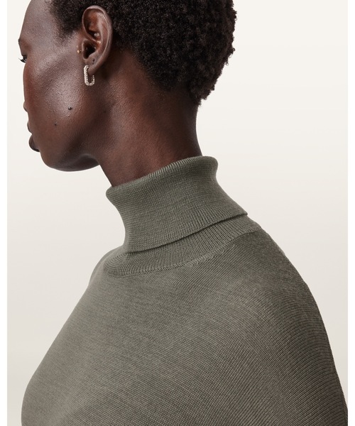 ALLSAINTS(オールセインツ)の「JUNO 2-IN-1 DRESS | JUNO 2-IN-1 ドレス・ワンピース(ワンピース・レディース・ライトカーキ・S/M/L/XS)」の4枚目の写真