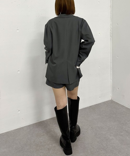 archives（アルシーヴ）の「【ＳＥＴＵＰ対応】ベルト付切替ショートパンツ（その他パンツ・レディース・グレー/ブラック/ブラウン/モカ・MEDIUM）」の19枚目の写真