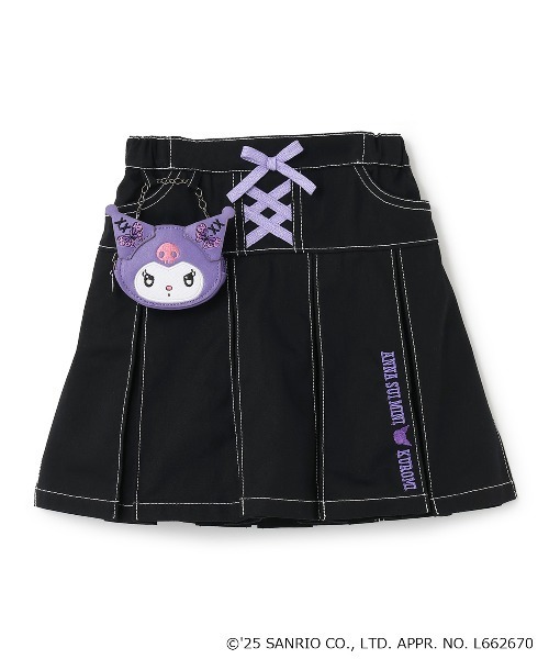 【タイムセール】ANNA SUI mini KUROMIポーチつきスカパン KUROMI】ポーチつきスカパン（その他パンツ）｜ANNA SUI mini