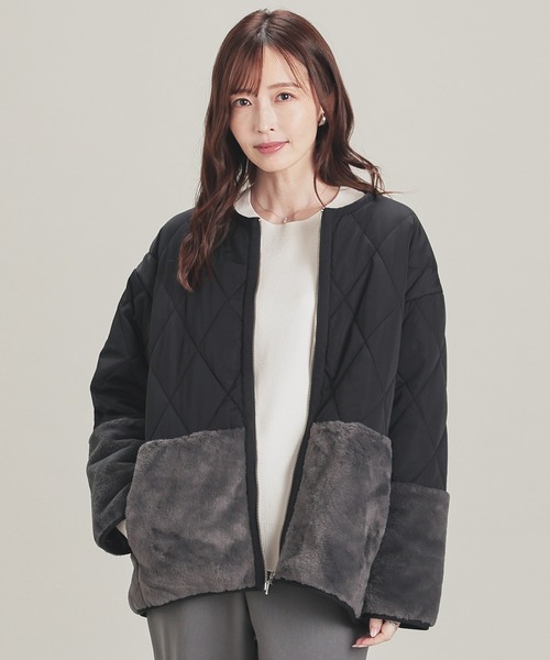 ファー切替ブルゾン（ブルゾン）｜GLACIER lusso（グラシアルッソ）の