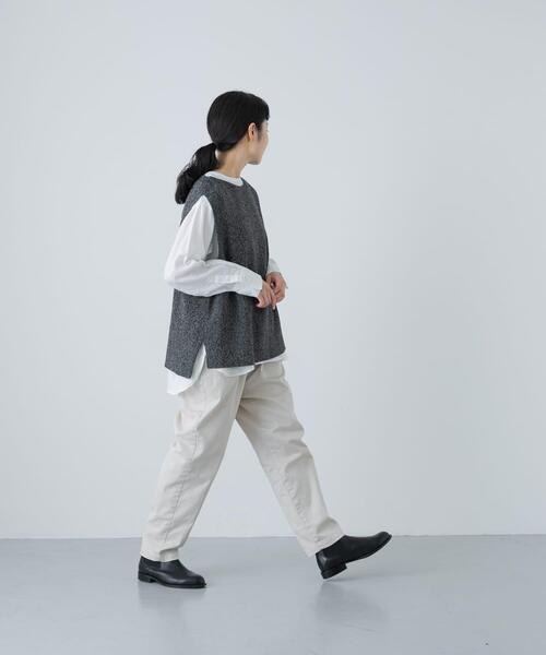 ドライコットンニットベスト（ニット/セーター）｜かぐれ（カグレ）の