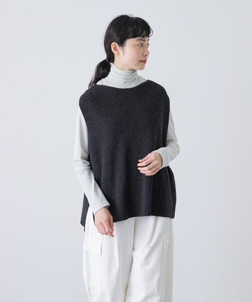 新品✨タグ付 かぐれ ドライコットンニット ベスト 黒 かぐれ｜ドライコットンニットベスト | Rakuten Fashion(楽天