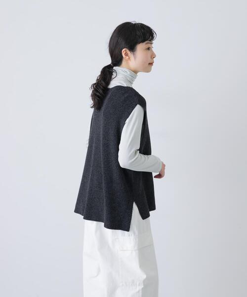 ドライコットンニットベスト（ニット/セーター）｜かぐれ（カグレ）の