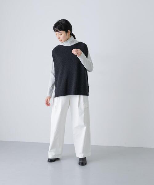 ドライコットンニットベスト（ニット/セーター）｜かぐれ（カグレ）の