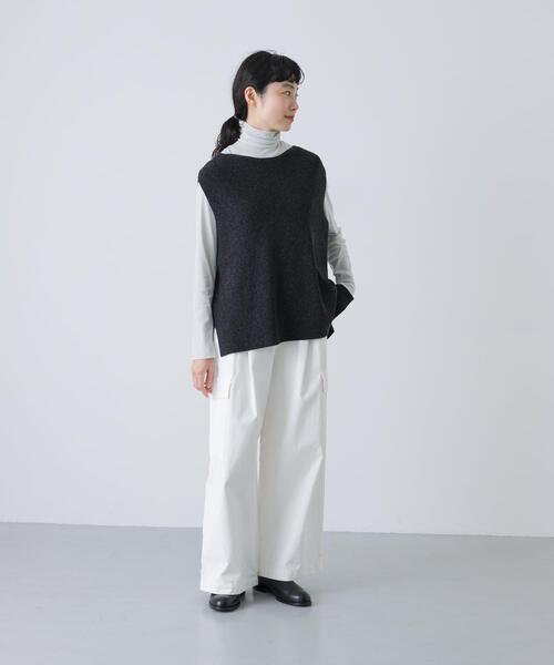 ドライコットンニットベスト（ニット/セーター）｜かぐれ（カグレ）の