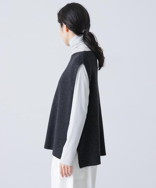 ドライコットンニットベスト（ニット/セーター）｜かぐれ（カグレ）の