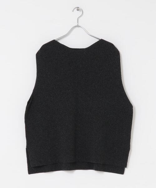 ドライコットンニットベスト（ニット/セーター）｜かぐれ（カグレ）の