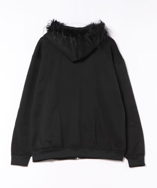 B'day(ビーデイ)の「【 B'day / ビーデー 】フェイクファーZIP-PK(パーカー・メンズ・グレー/ブラック系その他/ブラック・X-LARGE/LARGE/MEDIUM)」の7枚目の写真