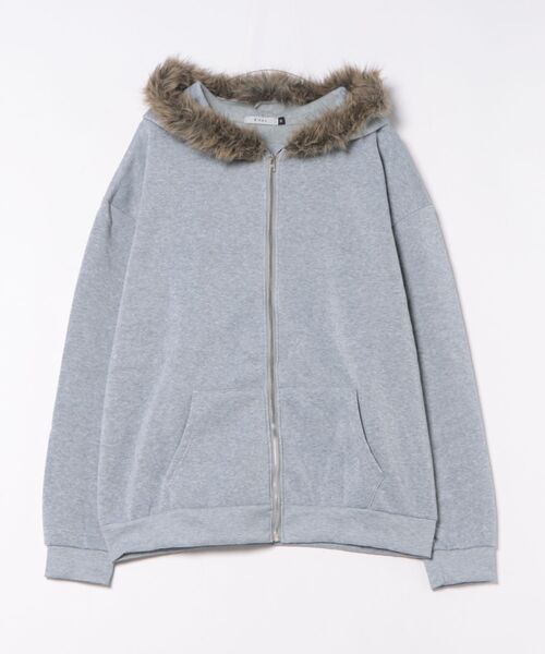 B'day(ビーデイ)の「【 B'day / ビーデー 】フェイクファーZIP-PK(パーカー・メンズ・グレー/ブラック系その他/ブラック・X-LARGE/LARGE/MEDIUM)」の10枚目の写真