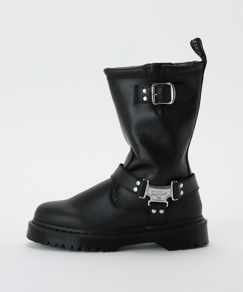Spick & Span(スピックアンドスパン)の「Dr.Martens/ドクターマーチン Anistone Hi プルオンブーツ(ブーツ・レディース・ブラウン/ブラック・24cm/23cm/25cm)」の3枚目の写真