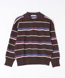 マルチカラー ニット プリーツ」に該当するニット/セーター