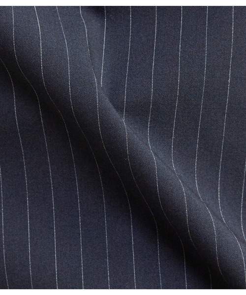 MEN'S MELROSE(メンズメルローズ)の「ウーリーピンストライプバンドカラーシャツ(シャツ/ブラウス・メンズ・ネイビー/グレー・2/3/4)」の13枚目の写真