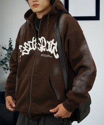 レリアン　ブラウン フード付き パーカー 洗える ロゴ裏毛パーカー|キャラ・オ・クルス | レリアン公式