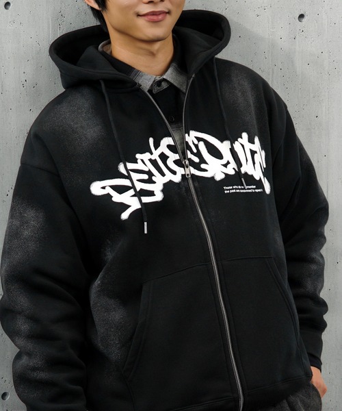 完売品★SLDO.ロゴ入り黒フーディーパーカーサイズL EXCLUSIVE】スウェット ジップフーディー/BLACK (UNISEX) – SLDO.