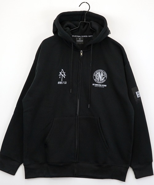 セール】ワイド ジップパーカー 裏起毛 長袖 グラフィック スウェット