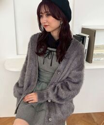 MAJESTIC LEGON | キラメキシャギーミディカーディガン(カーディガン/ボレロ)