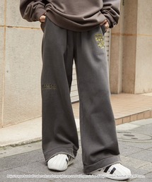 MLB（メジャーリーグベースボール）の「MLB/メジャーリーグベースボール 別注 ワッペン刺繍 ピグメント加工 ヴィンテージ ビッグシルエット 裏起毛 ワイドスウェットパンツ【セットアップ対応】（スウェットパンツ）」