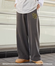 MLB（メジャーリーグベースボール）の「MLB/メジャーリーグベースボール 別注 ワッペン刺繍 ピグメント加工 ヴィンテージ ビッグシルエット 裏起毛 ワイドスウェットパンツ【セットアップ対応】（スウェットパンツ）」