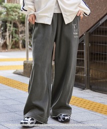 MLB（メジャーリーグベースボール）の「MLB/メジャーリーグベースボール 別注 ワッペン刺繍 ピグメント加工 ヴィンテージ ビッグシルエット 裏起毛 ワイドスウェットパンツ【セットアップ対応】（スウェットパンツ）」