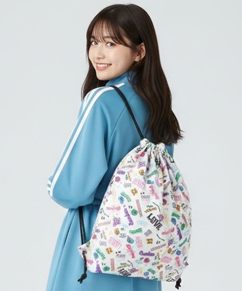 セール】【エンジェルブルー】ナカムラくんナップサック（バックパック