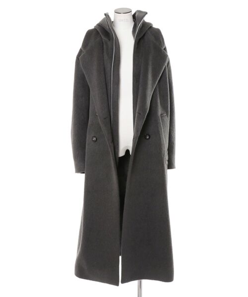 セール】HOOD LAYERED SHAGGY CT / フードレイヤードシャギーコート