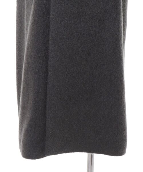 UN3D.（アンスリード）の「HOOD LAYERED SHAGGY CT / フードレイヤードシャギーコート（その他アウター・レディース・ブラック/チャコールグレー・FREE）」の16枚目の写真