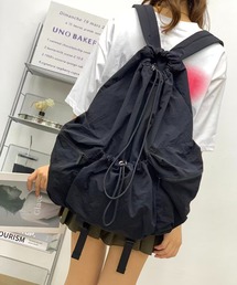 NuNuNa（ヌヌナ）の「【NuNuNa】ドローコード マルチポケット バックパック（バックパック/リュック）」