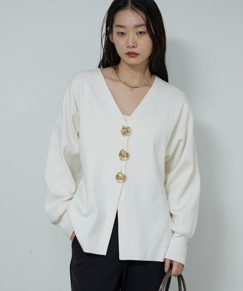 PRADA ★ Vネック ビジューカーディガン 楽天市場】PRADA プラダ カーディガン P25I04 1ZO5 レディース