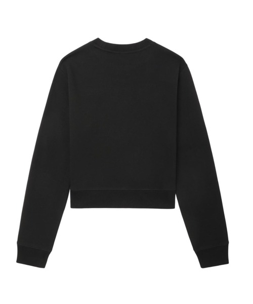 A BATHING APE（アベイシングエイプ）の「APEE BABY CROP SWEAT SHIRT（スウェット・レディース・ホワイト/ブラック・SMALL/X-SMALL）」の4枚目の写真