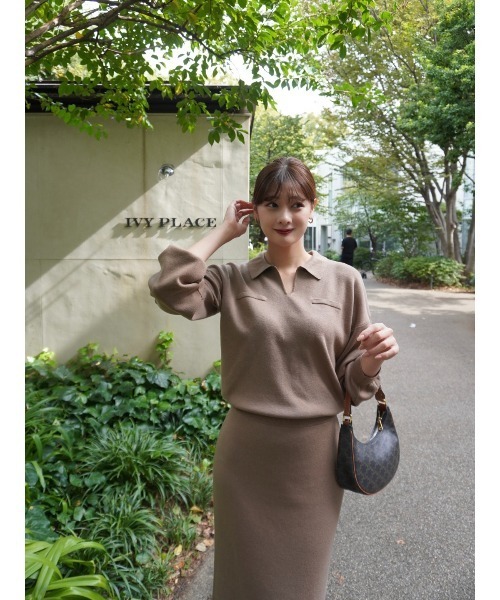 ワンピース Her lip to La Lueur Knit Dre herlipto La Lueur Knit Dress Mサイズ - メルカリ