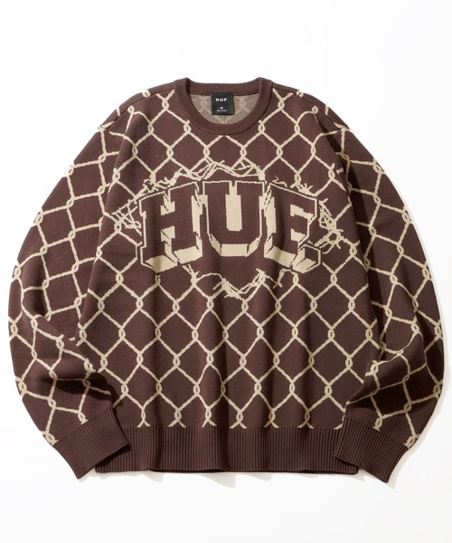 セール】【HUF/ハフ】BREAKTHROUGH CREWNECK SW/アートワークデザイン