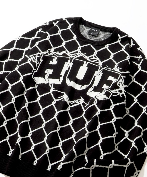 セール】【HUF/ハフ】BREAKTHROUGH CREWNECK SW/アートワークデザイン