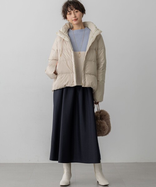 セール】ウールカシミヤ カラーブロック バルキー ニット（ニット