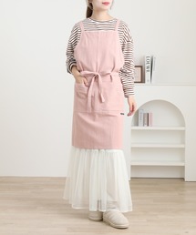 l'atelier Nuuit（アトリエヌイ）の「ウォッシュドコットン  クロスエプロン（エプロン）」