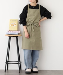 l'atelier Nuuit（アトリエヌイ）の「ウォッシュドコットン  クロスエプロン（エプロン）」