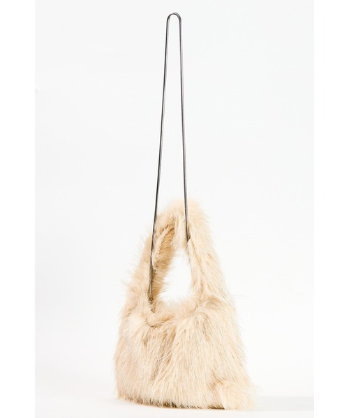 ottilie（オティーリエ）の「【 Ordinary Federation / オーディナリーフェデレーション 】ラメ入りフェイクファー2WAYショルダーバッグ（ショルダーバッグ・レディース・アイボリー/グレー/ブラウン・FREE）」の6枚目の写真