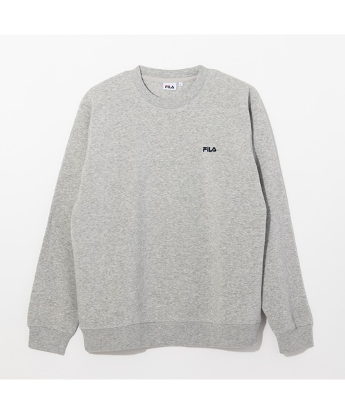 FILA（フィラ）の「ONE-POINT CREW NECK SHIRTS（スウェット・メンズ・グレー/ブルー/ブラック・M/L/LL）」の16枚目の写真